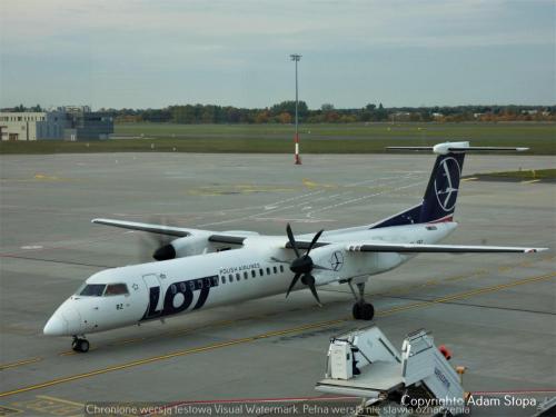 Bombardier Dash8Q400 (deHavilland Canada Dash8-400), LOT Polish Airlines