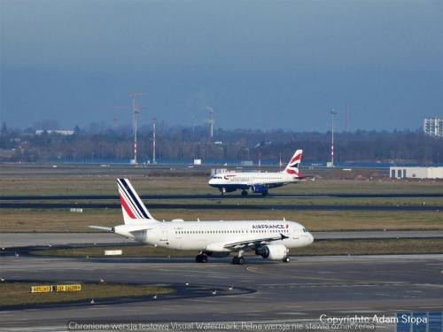 Airbus A319-100, British Airways,Airbus A320-200, Air France