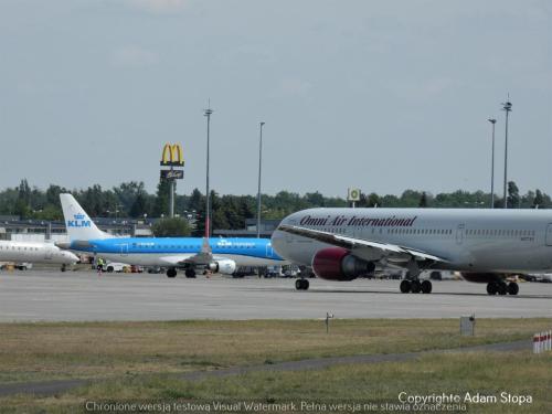 Embraer E175STD, KLM Cityhopper,Boeing 767-300ER, Omni Air International