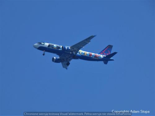 Airbus A320-200, Brussels Airlines (The Smurfs Livery)
